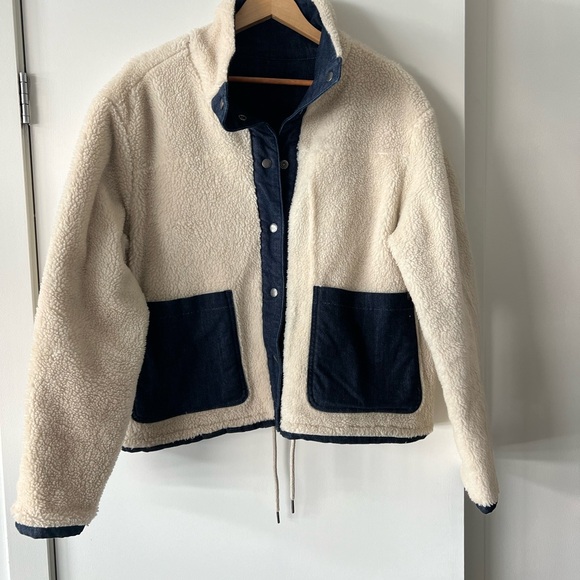 Duer Denim Sherpa Reversible Jacket - Picture 3 of 8